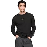 Gap Mens Long Sleeve Logo Waffle Crewneck Tee T-Shirt