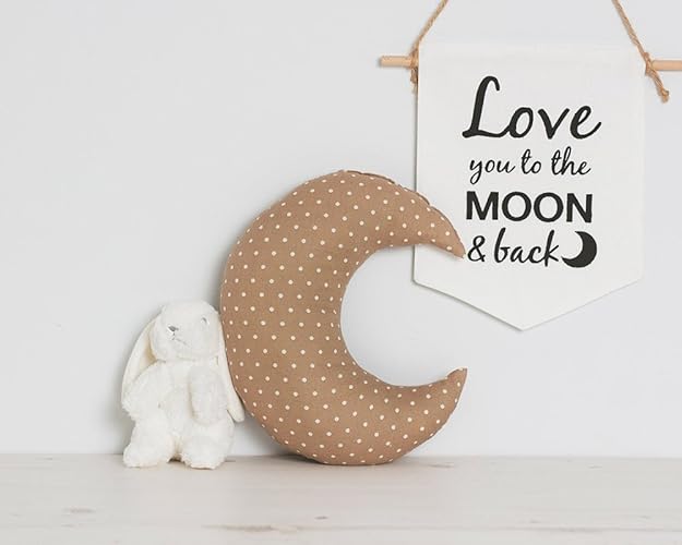 moon shaped pillow for babies