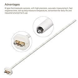 MECCANIXITY 20" K Type Ceramic Kiln Furnace Probe
