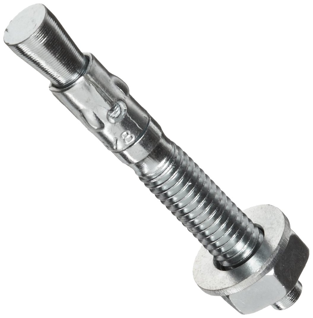 Vestil SPBOLABK Concrete Anchor Bolts, 3/8" Diameter, 3" Length