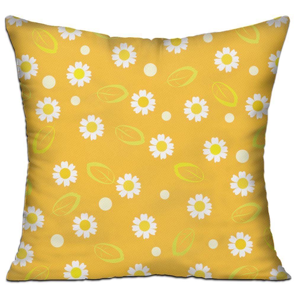 Amazon Com Yellow Small Fresh Petals Yellow Decorative Pillow