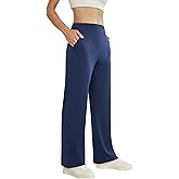 SEAJOJO Dress Pants Women Wide Leg, High Waist Stretchy Work Pants Pull On Business Casual Slacks with Pockets
