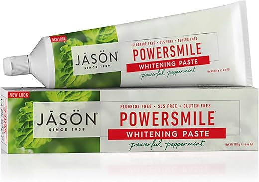 Toothpaste Power Smile + CoQ10 6 OZ by Jason Natural Cosmetics