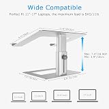 BoYata Laptop Stand Adjustable Ventilated 10-17 Inch Compatible view 6