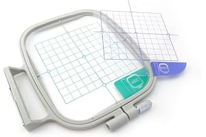 EMBROIDEX Medium Embroidery Hoop - SA443 Replacement - for Brother Machines PE-770 750D 780D 800D 1000 1200 1250D SE2100DI