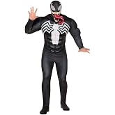 Spirit Halloween Spider-Man Adult Venom Muscle Suit Costume, Officially licensed, Marvel