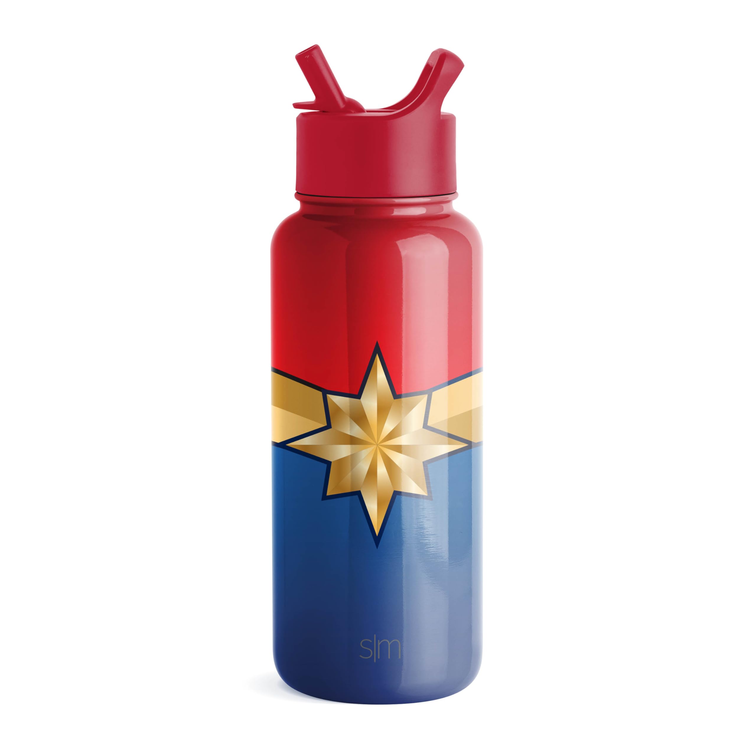 Photo 1 of ***MINOR DAMAGE*******
Simple Modern Marvel Water Bottle with Straw Lid Vacuum Insulated Stainless Steel Metal Thermos | Gifts for Women Men Reusable Leak Proof Flask | Summit Collection | 32oz Captain Marvel