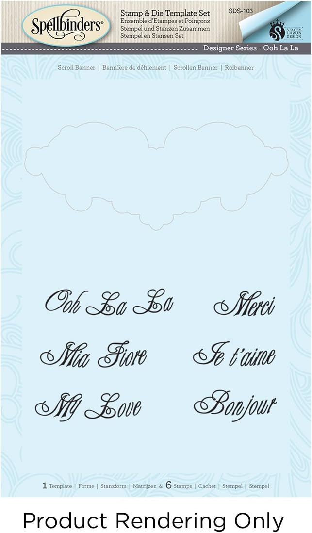 Spellbinders Scroll Banner Stamp & Die Set, Multicoloured, 23.9 x 15.4 x 0.5 cm - Image 5