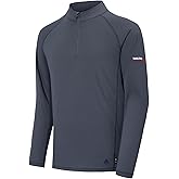 VANLENS FR Shirts for Men Flame Resistant Shirt CAT2 Quarter Zip Up Pullover 1/4 Zip 5.5oz Light Weight