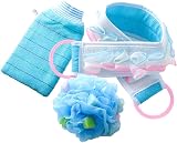 Omenluck Bath Sponge Loofah Back Scrubber Towel Shower Gloves Exfoliating Mitt view 1