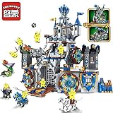 Enlighten Large Castle War of Glory 2 in 1 The Battle Bunker 9 Figures 1541pcs Hawk Knight Building Block - Without Original Box