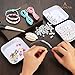 BEADNOVA Letter Beads Set for Jewelry Making Assorted Acrylic White Alphabet Beads Cube with Colorful Beads for DIY Bracelets, Key Chain and Handmade Gift (6mm, 800pcs)
