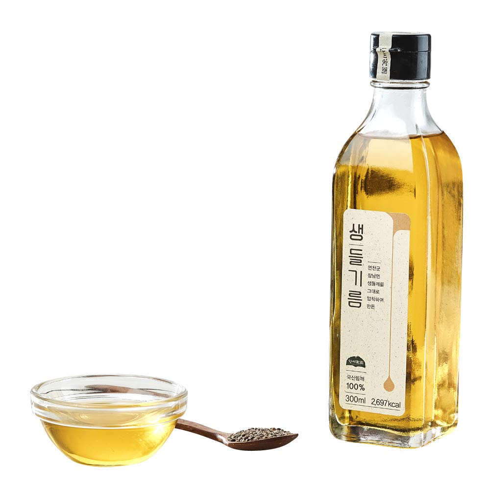 Korean Cold Pressed Premium Extra Virgin Pure Perilla Seed Cooking Oil