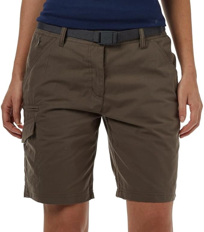 Brasher Women's Walking Shorts One Colour, Brown, 20 Amazon.co.uk