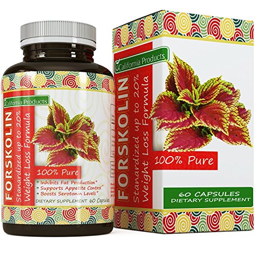 100% pure forskolin extract 60 capsules (best coleus fo…