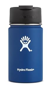Hydro Flask Double Wall Vacuum Insulated Stainless Steel Water Bottle / Travel Coffee Mug, Wide Mouth with BPA Free Hydro Flip Cap