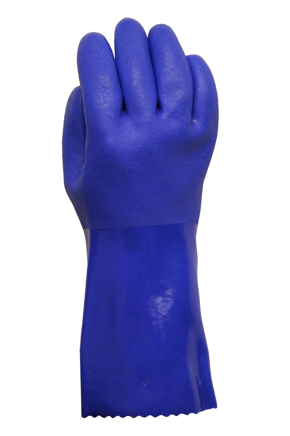 Working Hands PVC Coated Heavy Duty Rubber Gloves For Handling Chemicals And Dish Washing
