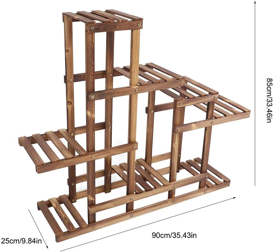 Soporte de la Planta, de múltiples Capas de pie de Madera Planta ...