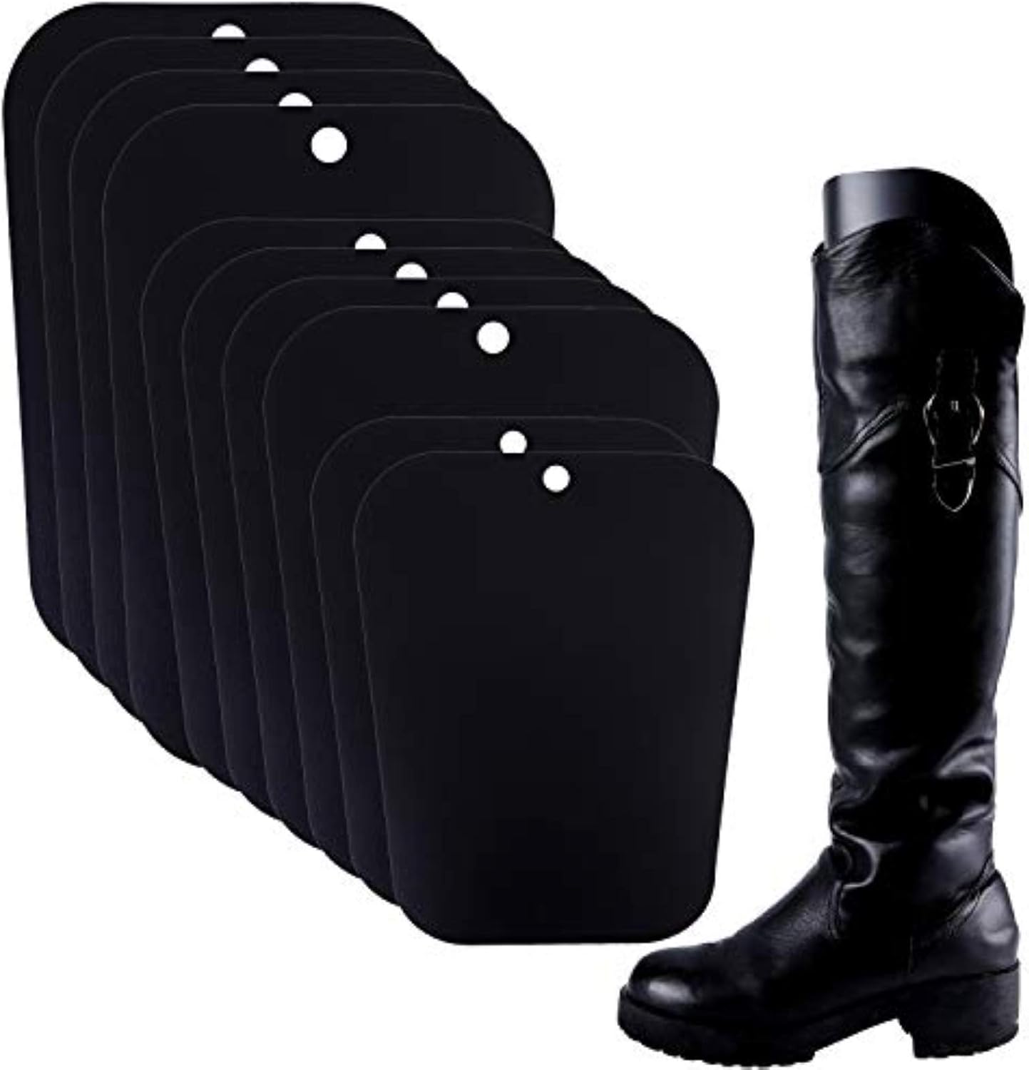 Resinta 5 Pairs (10 Sheets) Boot Shaper Form Inserts Boots Tall Support for Women and Men