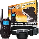 Best Rechargeable Waterproof Dog Training Collar Version 2.0 with Remote for All Sizes