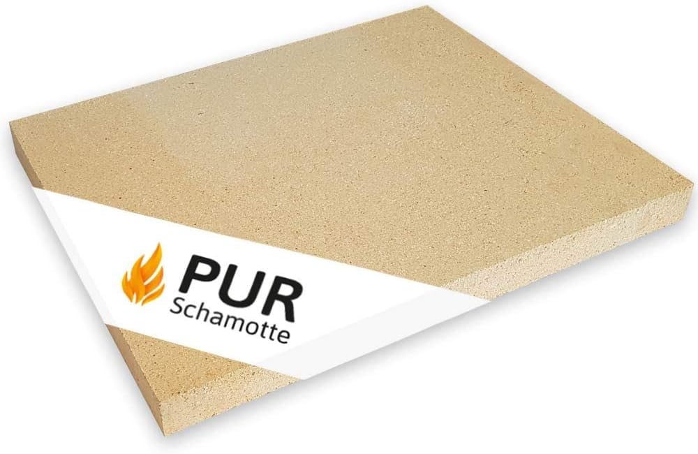 Kaminöfen PUR Schamotte Schamottplatte 500 x 400 x 40 mm 4 Platten für