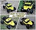 BigSmyo 2.4Ghz 4CH High Sped Remote Control Truck 1:16 Alloy Shell Monster Truck Off Road RC Car Rock Off-Road Vehicle 1:16 Alloy Shell Monster Truck Rechargeable Buggy Vehicle (Yellow)