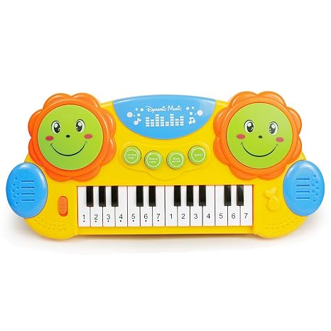 Amazon Bajoy キーボード おもちゃ 電子ピアノ 音と光を楽しめる
