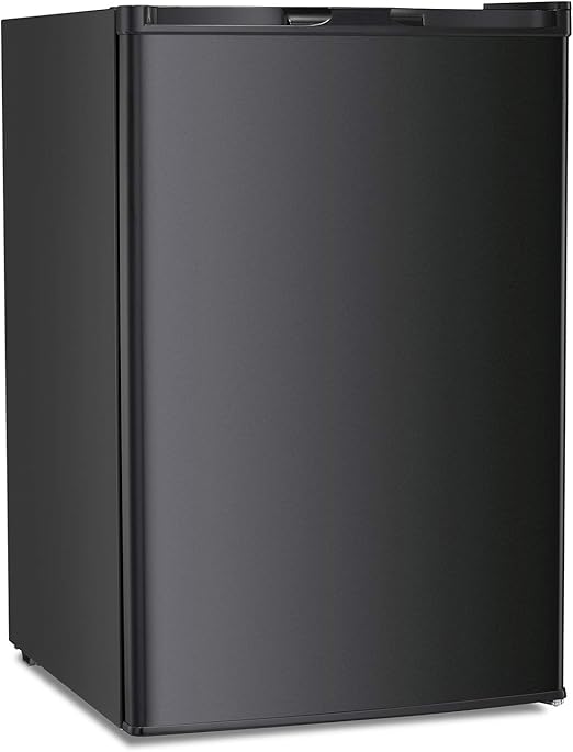 Amazon Com Antarctic Star Compact Chest Upright Freezer Single Door Reversible Stainless Steel Door Compact Adjustable Removable Shelves For Home Office 3 0 Cu Black Appliances