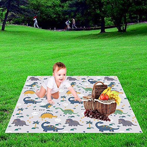 High Chair Splat Floor Mat by CLCROBD, 51" Waterproof Anti-Slip Food Splash Spill Mess Mat, Washable Portable Picnic Play Mat and Table Cloth for Arts and Crafts