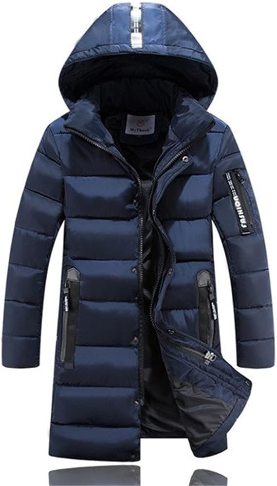 Amazon ダウンコートメンズロング ビジネスコート冬 中綿コート ロングコート大きいサイズ 中綿ジャケット フード付き 無地 厚手 防寒着 アウターブラック 格好良い お兄系 ネイビー 3xl コート ジャケット 通販