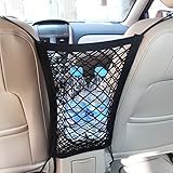 Mictuning Universal Car Seat Storage Mesh/Organizer - Mesh Cargo Net Hook Pouch Holder for Bag Luggage Pets Children Kids Disturb Stopper Mictuning Universal Car Seat Storage Mesh/Organizer - Mesh Cargo Net Hook Pouch Holder for Bag Luggage Pets Children Kids Disturb Stopper