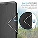 Maxboost Galaxy S9 Wallet Case mWallet Series [Folio Cover][Stand Feature] Premium Samsung Galaxy S9 Credit Card Flip Case [Black] Protective PU Leather with Card Slot + Side Pocket Magnetic Closure