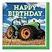 Creative Converting 16-Count Paper Lunch Napkins, Happy Birthday, Tractor Time, 6.5 x 6.5-inch, Multicolor