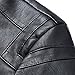 LIERDAR Men's Faux Leather Jacket Outfit Slim