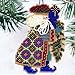 Eastern Star Santa Beaded Counted Cross Stitch Christmas Ornament Kit Mill Hill 2000 Starlight Santas MHNS6