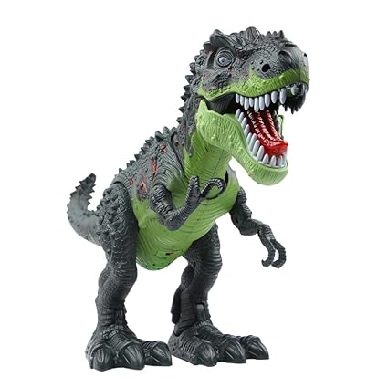 YIER Elektronisches Spielzeug Grün Gehen Tyrannosaurus Rex Dinosaurier