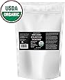 Organic Charcoal Powder, 1 lb - The Only USDA Certified Organic. Bulk Food Grade Powder, Non-GMO, Vegan, No Fillers 100% Pure Use for teeth Whitening Facial Masks Detoxing