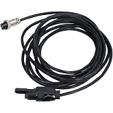 Welding Torch Micro Trigger, Torch Switch Trigger with Wire Line GX16-2 Aviation Plug Fitting 14.11ft Length for TIG Welding Torches and Plasma Cutting Torches
