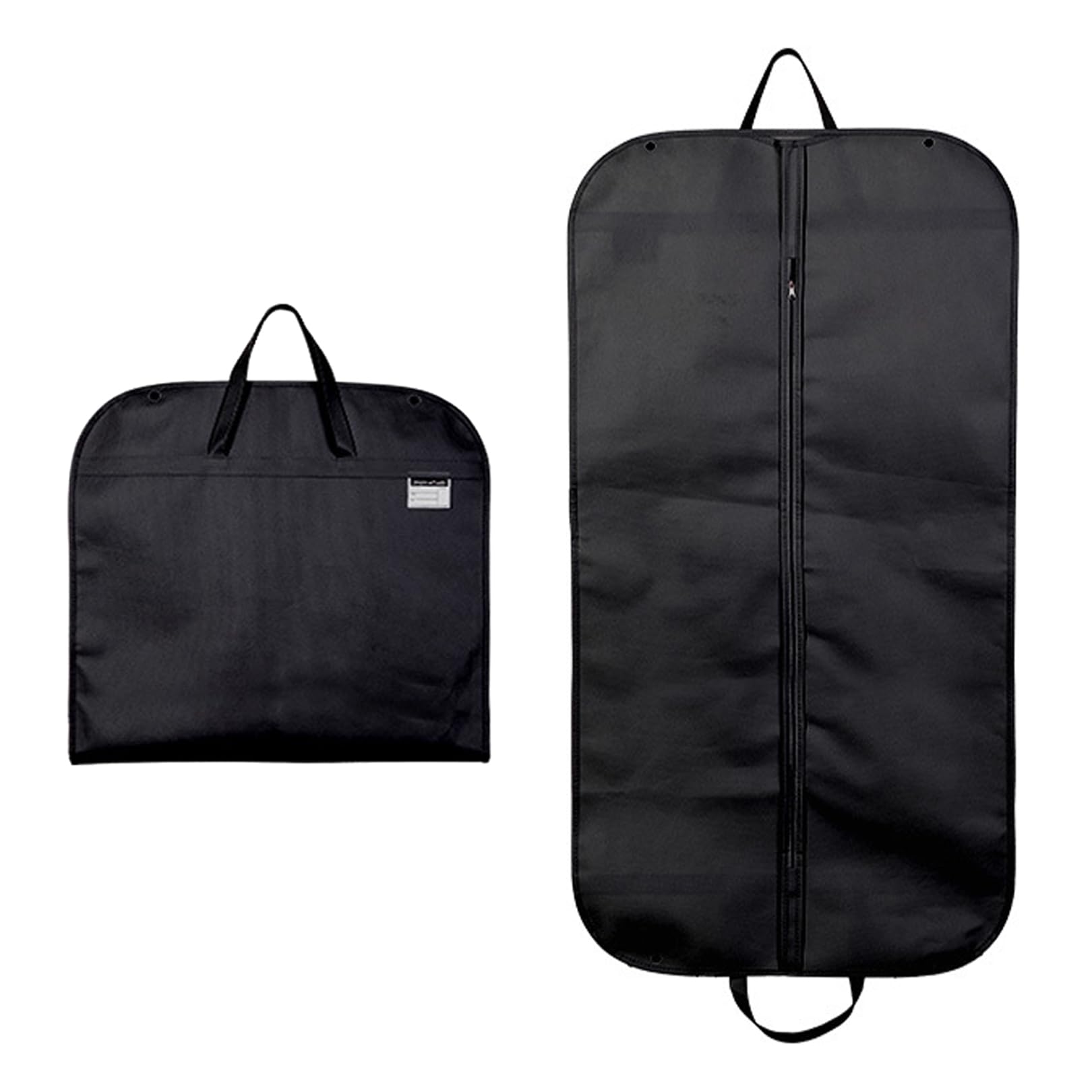 1 Pcs Suit Carrier Bag,Breathable Garment Suit Clothes Covers Bags,120 * 60cm suit covers for men,Black Zipped Foldover Breathable Multi-Use Garment Cover Clothes for Traveling Easy to Carry(Black)