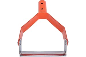 CHICIRIS Stirrup Hoe, Mini Gardening Tool with Hollow Trapezoidal Head for Weeding Loosening Soil Digging Planting, Carbon St