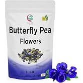 Yogi's Gift&reg; Butterfly Pea Flower 1 LB | 1000+ Cups | Blue Flower Tea | Beautiful Blue turn Purple, Natural Food Coloring, Premium Quality Dried Butterfly Pea Flowers
