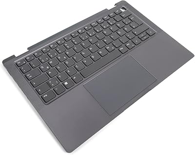Dell Latitude 9430 2-in-1 Palmrest Keyboard German Backlit Touchpad 027H00