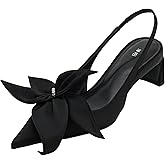 JW PEI Women's Queena Floral Appliques Slingback Pumps