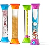 hand2mind Sensory Fidget Tubes, Sensory Toys, Travel Toys, Quiet Fidgets for Classroom, Calm Down Corner Supplies, Anxiety Relief Items for Kids, Toddler Stocking Stuffers, for Kids