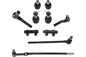 TRQ Front Steering & Suspension Kit Ball Joint Tie Rod Tie Rod Adjusting Sleeve Compatible with 1993-1997 Ford Ranger 1994-1997 Mazda B2300 1994-1996 B3000 B4000