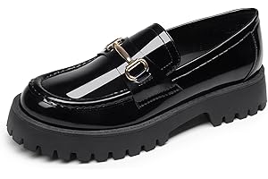 DREAM PAIRS Loafers for Women Platform Chunky Penny Loafer Slip On Casual Dressy Business Shoes with Arch Support