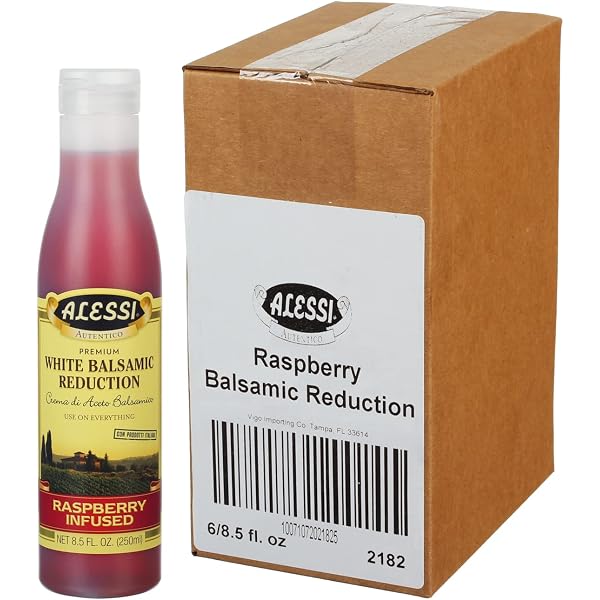 Alessi Balsamic Vinegar Reduction, Autentico From Italy, Ideal On Caprese Salad, - Mixes