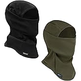 KOOLSOLY Ski Mask Balaclava Cold Weather Warm and Fleece Face Mask Neck Warmer Full Face Mask for Men&Women