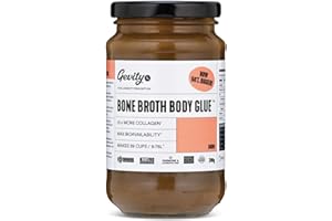 Gevity Rx Bone Broth Body Glue™ - BURN - Bone Broth - Concentrate - 10x more collagen* - 39 servings - Functional Ingredients - 100% Grass Fed Beef - 9.75 Litres, 329 Fl. Oz.