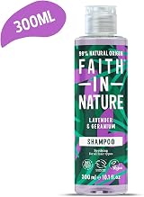 Faith In Nature Lavender & Geranium Shampoo 300ml Natural Vegan Cruelty Free view 2